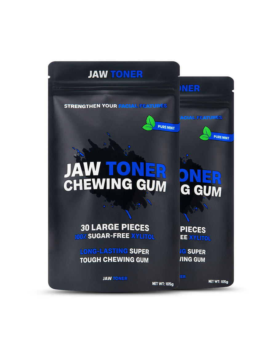 Jaw Toner Chewing Gum Pure Mint, 2 packets – Jaw Toners