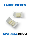 Jaw Toner Chewing Gum splits into 3 pieces