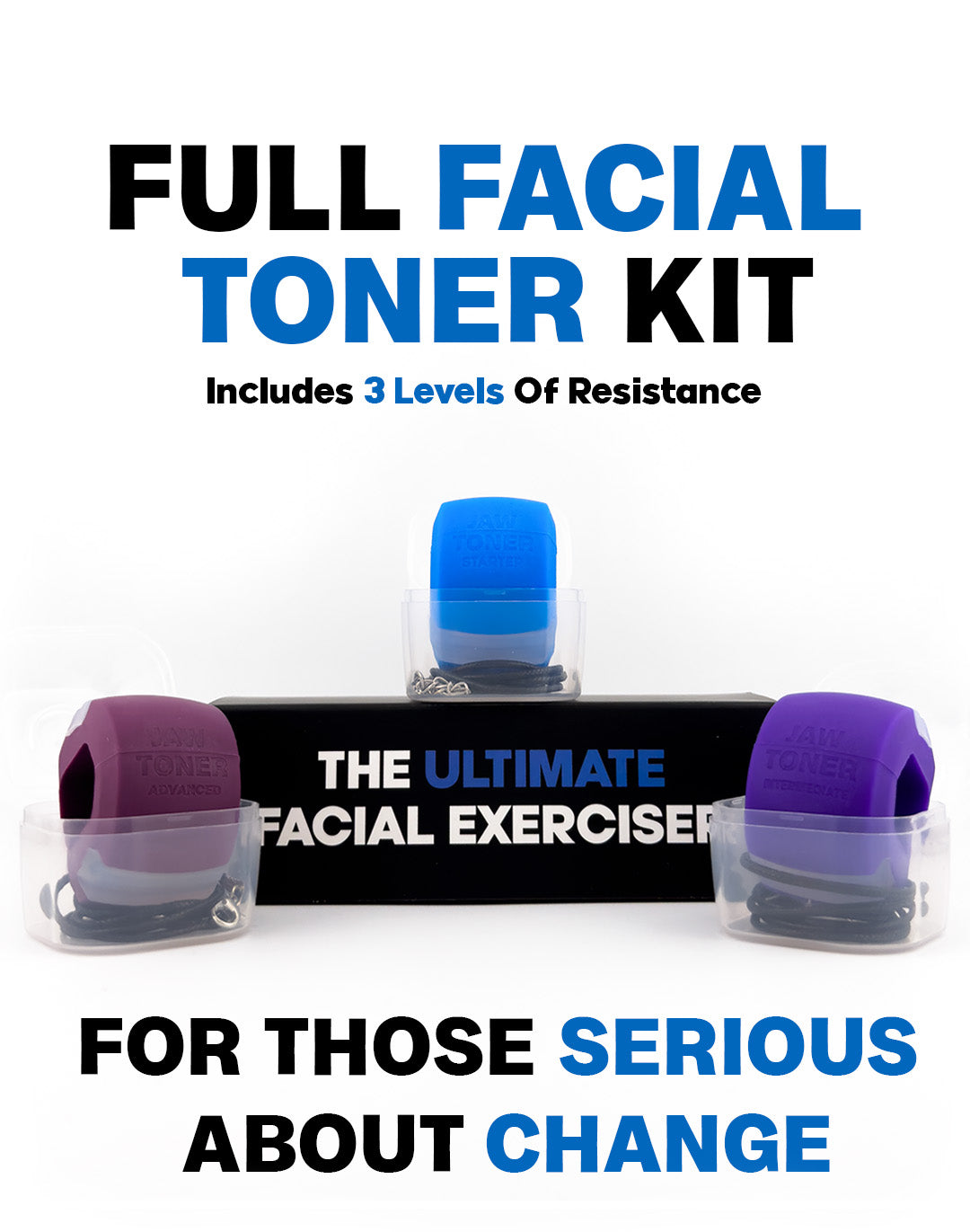 Ejercitador facial avanzado Jaw Toner 2.0