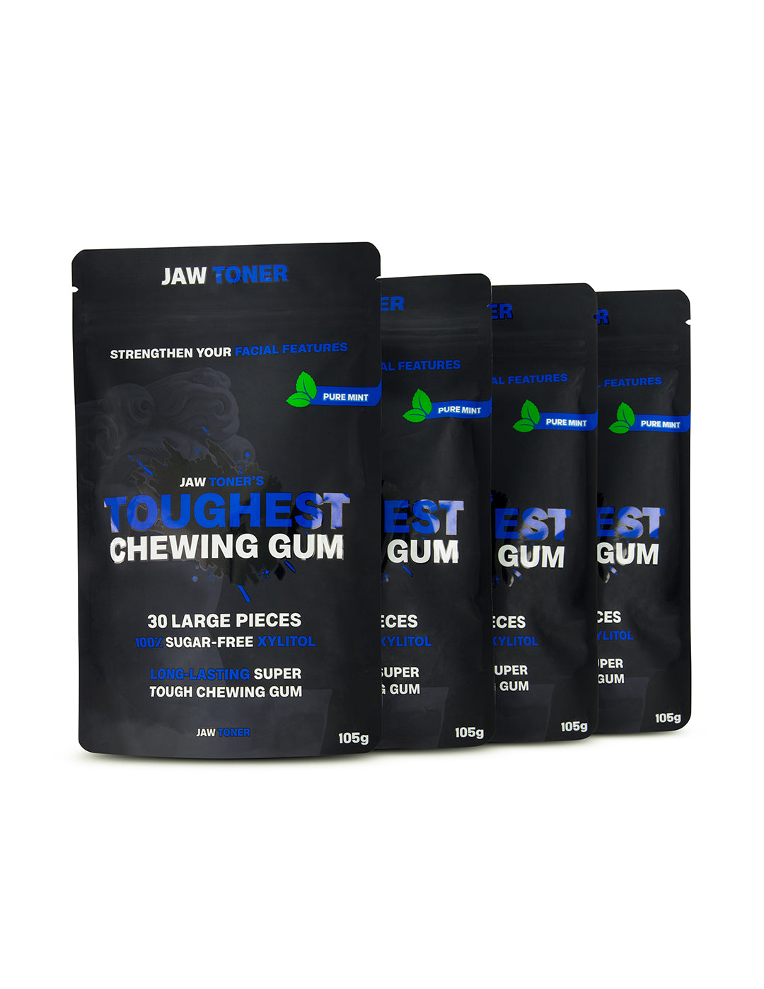 Jaw Toner's Toughest Gum - Pure Mint