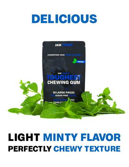 Jaw Toner's Toughest Gum - Pure Mint