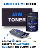 Jaw Toner Ultimate Transformation Kit with tough chewing gum